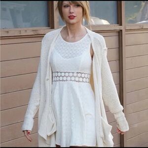 Free People White Lace dress